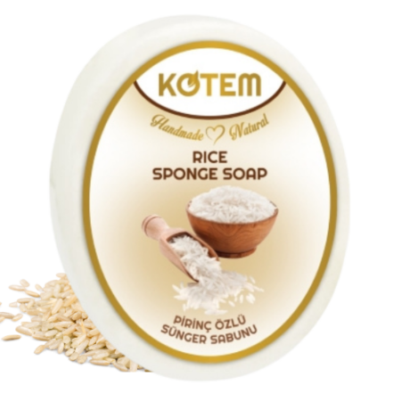 Mydło tureckie z ekstraktem z ryżu mydło-gąbka 125 g