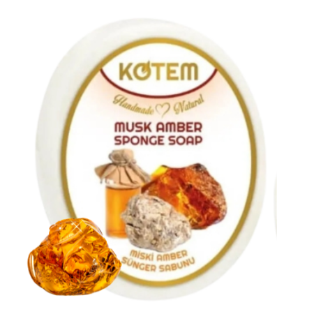 Mydło tureckie z bursztynem mydło-gąbka 125 g