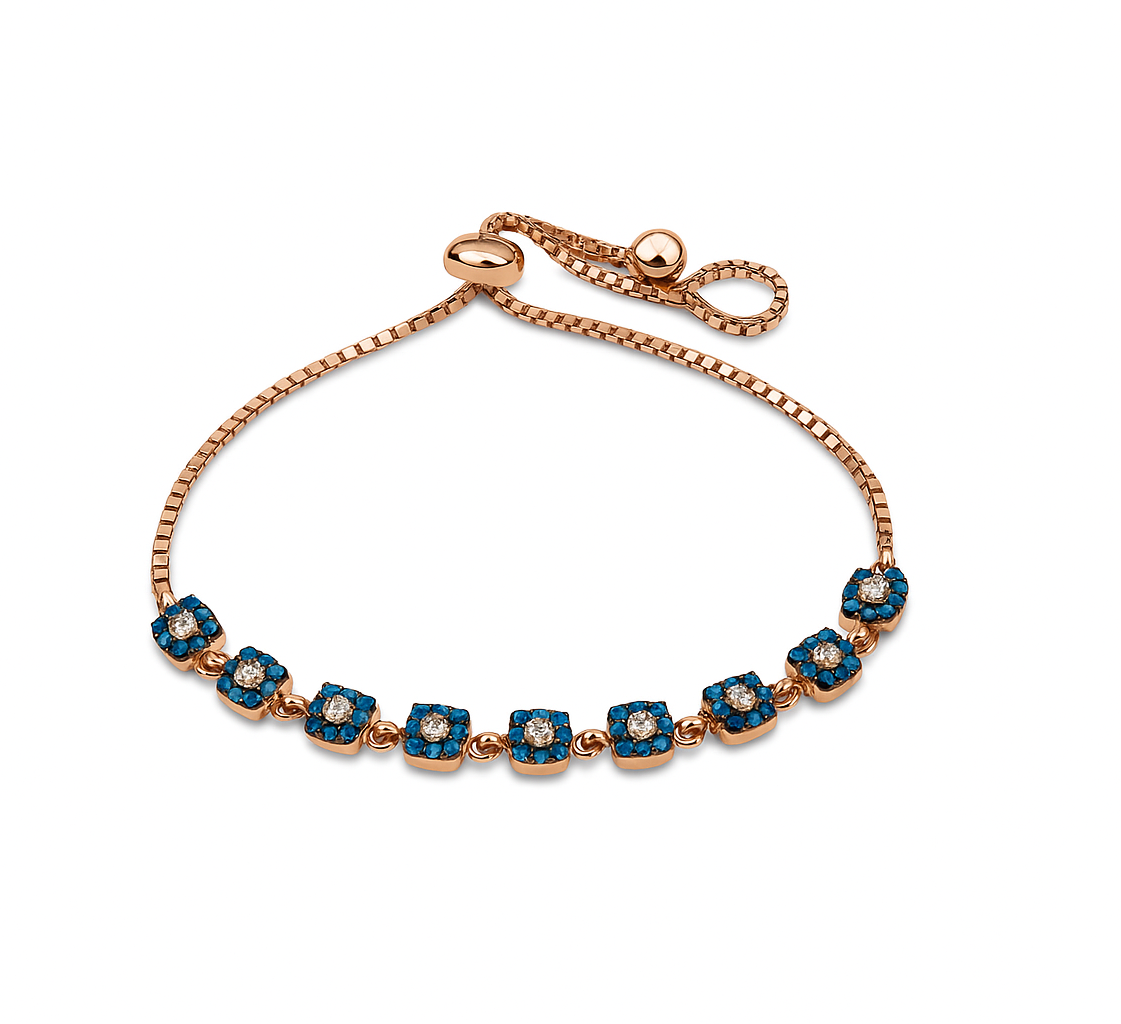 bransoletka srebrna ściągana