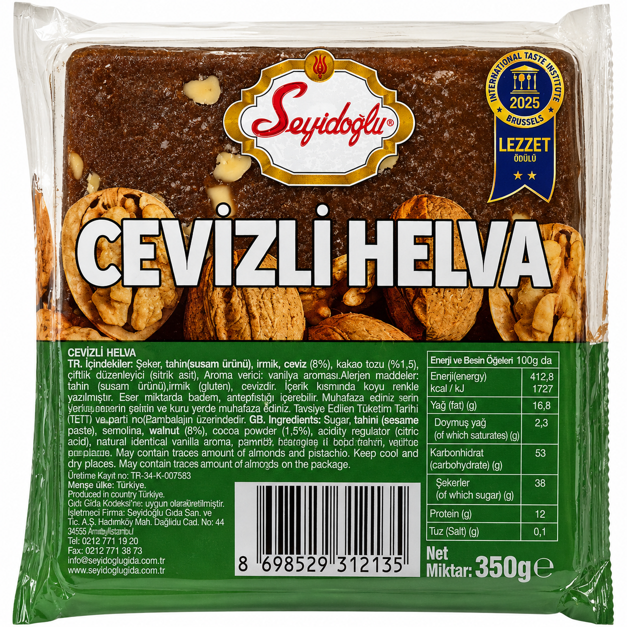chałwa z orzechami włoskimi