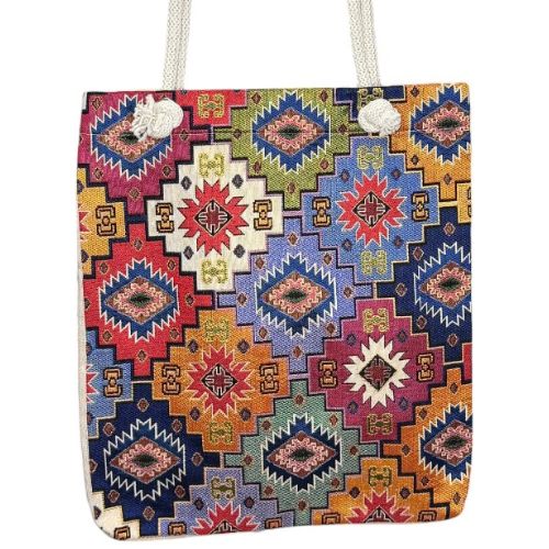 torba na zakupy gobelinowa turecka Kilim